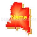 Palco Unified School District 269, Kansas (Bright Blending Fill with Shadow)