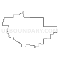 Central Unified School District 462, Kansas (Light Gray Border)