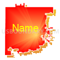 WaKeeney Unified School District 208, Kansas (Bright Blending Fill with Shadow)