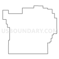 Chautauqua County Community Unified School District 286, Kansas (Light Gray Border)