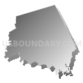 Clark County School District, Kentucky (Gray Gradient Fill with Shadow)