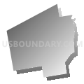 Brockton School District, Massachusetts (Gray Gradient Fill with Shadow)