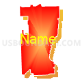Chippewa Valley Schools, Michigan (Bright Blending Fill with Shadow)