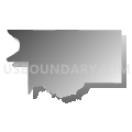 DeSoto County School District, Mississippi (Gray Gradient Fill with Shadow)