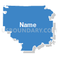 Maries County R-I School District, Missouri (Solid Fill with Shadow)