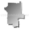 Sturgeon R-V School District, Missouri (Gray Gradient Fill with Shadow)