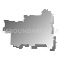 Montgomery County R-II School District, Missouri (Gray Gradient Fill with Shadow)