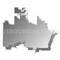 Clark County R-I School District, Missouri (Gray Gradient Fill with Shadow)