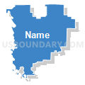 Northwestern R-I School District, Missouri (Solid Fill with Shadow)