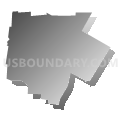 Normandy School District, Missouri (Gray Gradient Fill with Shadow)
