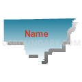 North Harrison R-III School District, Missouri (Blue Gradient Fill with Shadow)