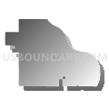 Umonhon Nation Public Schools, Nebraska (Gray Gradient Fill with Shadow)
