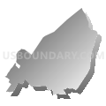 Highland Falls Central School District, New York (Gray Gradient Fill with Shadow)