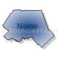 Pender County Schools, North Carolina (Radial Fill with Shadow)