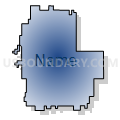 Wyndmere Public School District 42, North Dakota (Radial Fill with Shadow)