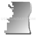 Fairmount Public School District 18, North Dakota (Gray Gradient Fill with Shadow)