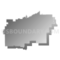 Fort Loramie Local School District, Ohio (Gray Gradient Fill with Shadow)