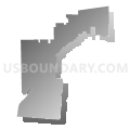 Sidney City School District, Ohio (Gray Gradient Fill with Shadow)