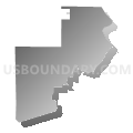 Carlisle Local School District, Ohio (Gray Gradient Fill with Shadow)