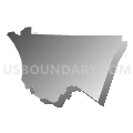Windber Area School District, Pennsylvania (Gray Gradient Fill with Shadow)