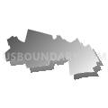 Unionville-Chadds Ford School District, Pennsylvania (Gray Gradient Fill with Shadow)