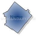 Souderton Area School District, Pennsylvania (Radial Fill with Shadow)