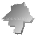 Montoursville Area School District, Pennsylvania (Gray Gradient Fill with Shadow)
