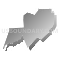 Towanda Area School District, Pennsylvania (Gray Gradient Fill with Shadow)