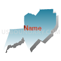Towanda Area School District, Pennsylvania (Blue Gradient Fill with Shadow)
