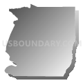 Greencastle-Antrim School District, Pennsylvania (Gray Gradient Fill with Shadow)