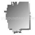 Plankinton School District 01-1, South Dakota (Gray Gradient Fill with Shadow)