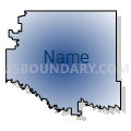 Jones County School District 37-3, South Dakota (Radial Fill with Shadow)