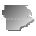 New Underwood School District 51-3, South Dakota (Gray Gradient Fill with Shadow)