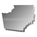 Montgomery County School District, Tennessee (Gray Gradient Fill with Shadow)