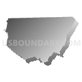 Robertson County School District, Tennessee (Gray Gradient Fill with Shadow)