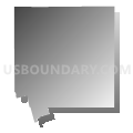 Borden County Independent School District, Texas (Gray Gradient Fill with Shadow)