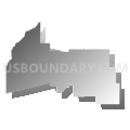 Paris Independent School District, Texas (Gray Gradient Fill with Shadow)
