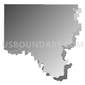 Comstock Independent School District, Texas (Gray Gradient Fill with Shadow)