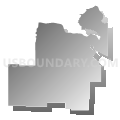 Tuloso-Midway Independent School District, Texas (Gray Gradient Fill with Shadow)