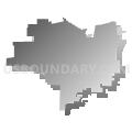 Howe Independent School District, Texas (Gray Gradient Fill with Shadow)