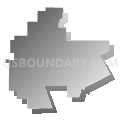 Lipan Independent School District, Texas (Gray Gradient Fill with Shadow)