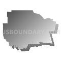 La Porte Independent School District, Texas (Gray Gradient Fill with Shadow)