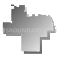 Hunt Independent School District, Texas (Gray Gradient Fill with Shadow)