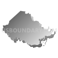 Chesterfield County Public Schools, Virginia (Gray Gradient Fill with Shadow)