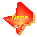 Cabell County School District, West Virginia (Bright Blending Fill with Shadow)
