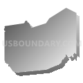 Taylor County School District, West Virginia (Gray Gradient Fill with Shadow)