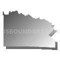 Florence School District, Wisconsin (Gray Gradient Fill with Shadow)