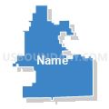 Granton Area School District, Wisconsin (Solid Fill with Shadow)