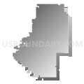 Augusta School District, Wisconsin (Gray Gradient Fill with Shadow)