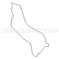 Voting District 10035, San Mateo County, California (Light Gray Border)